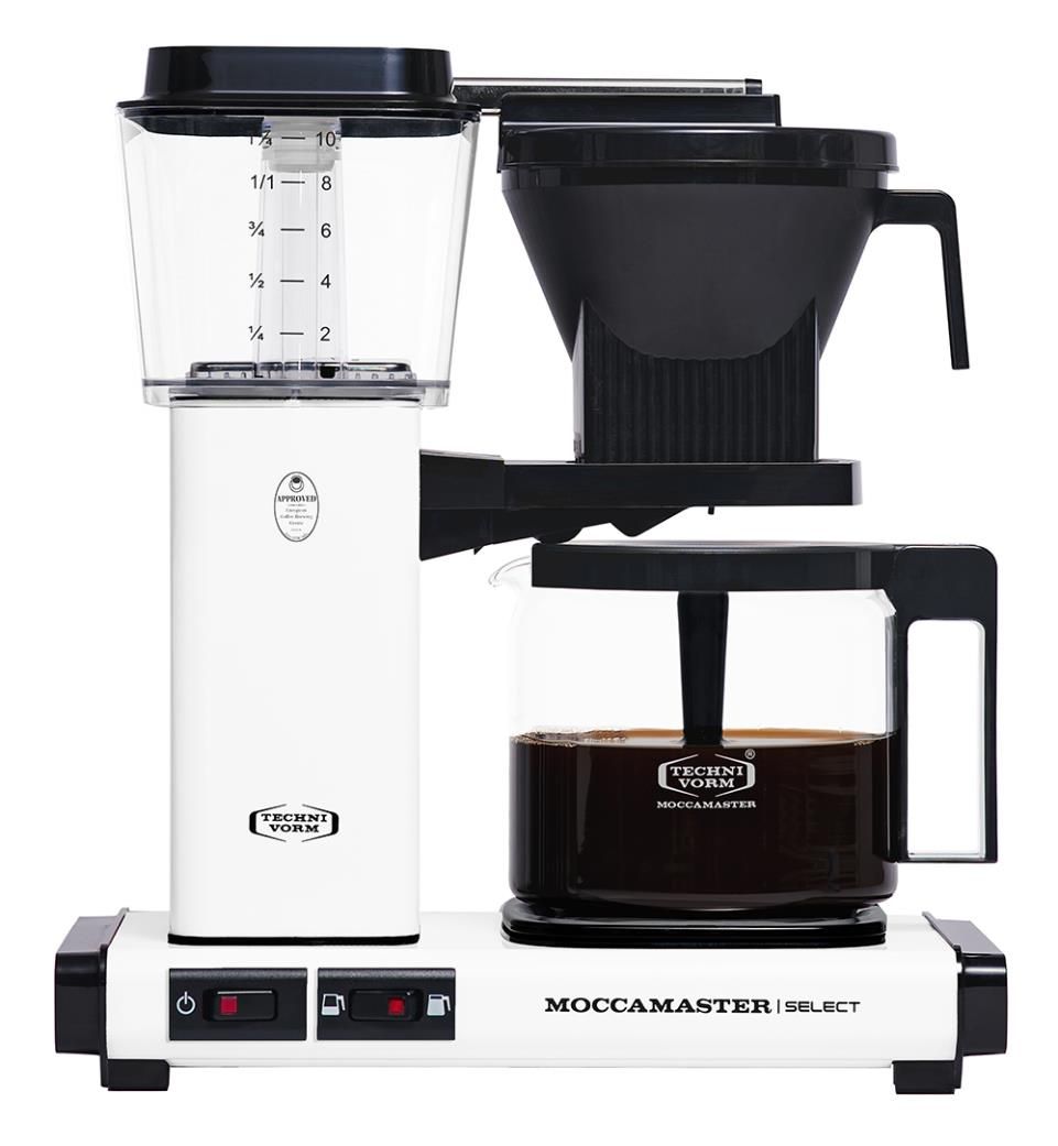 Moccamaster KBG741 Select - Cafetière filtre - Blanc mat 1.25L