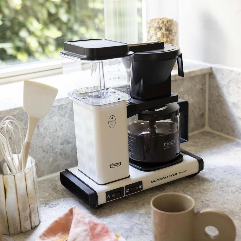Moccamaster KBG741 Select - Cafetière filtre - Blanc mat 1.25L