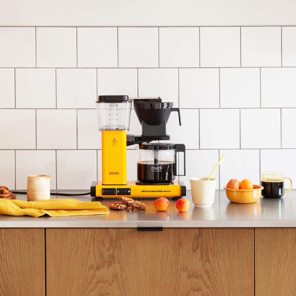 Moccamaster KBG741 Select - Cafetière filtre - Jaune 1.25L